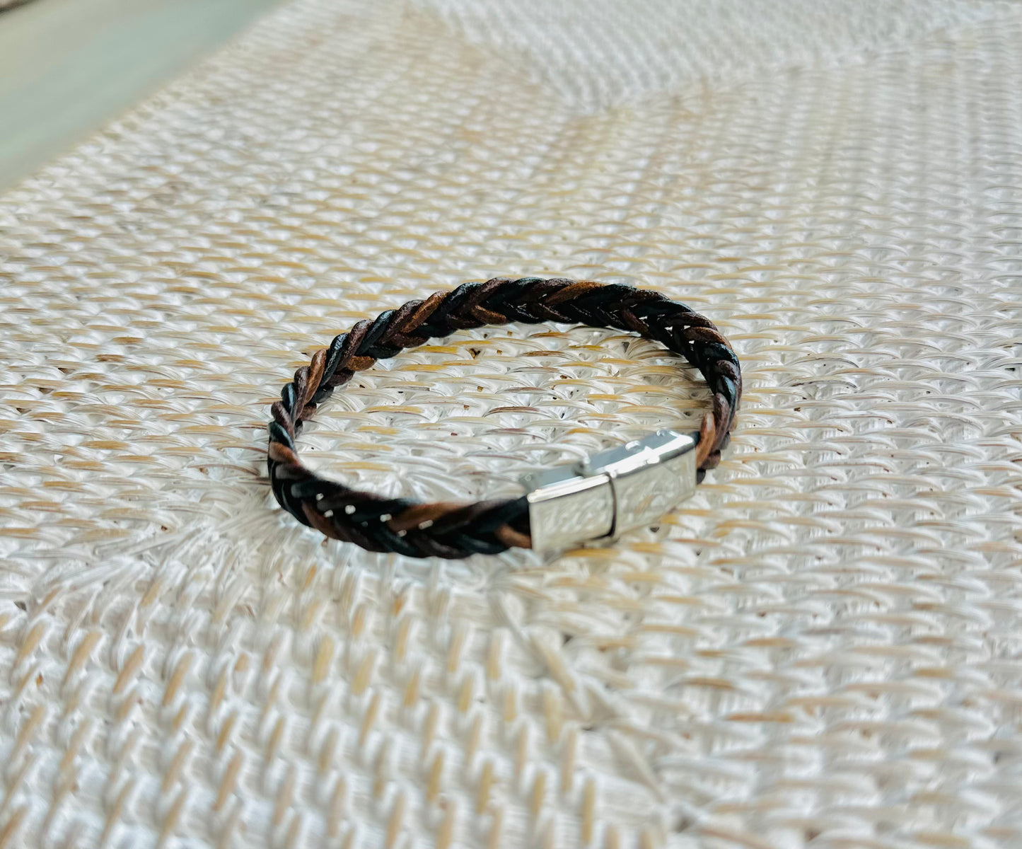 Mixed Braided Leather Bracelet