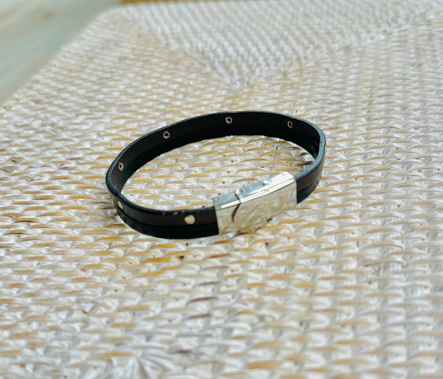 Studded Leather Bracelet