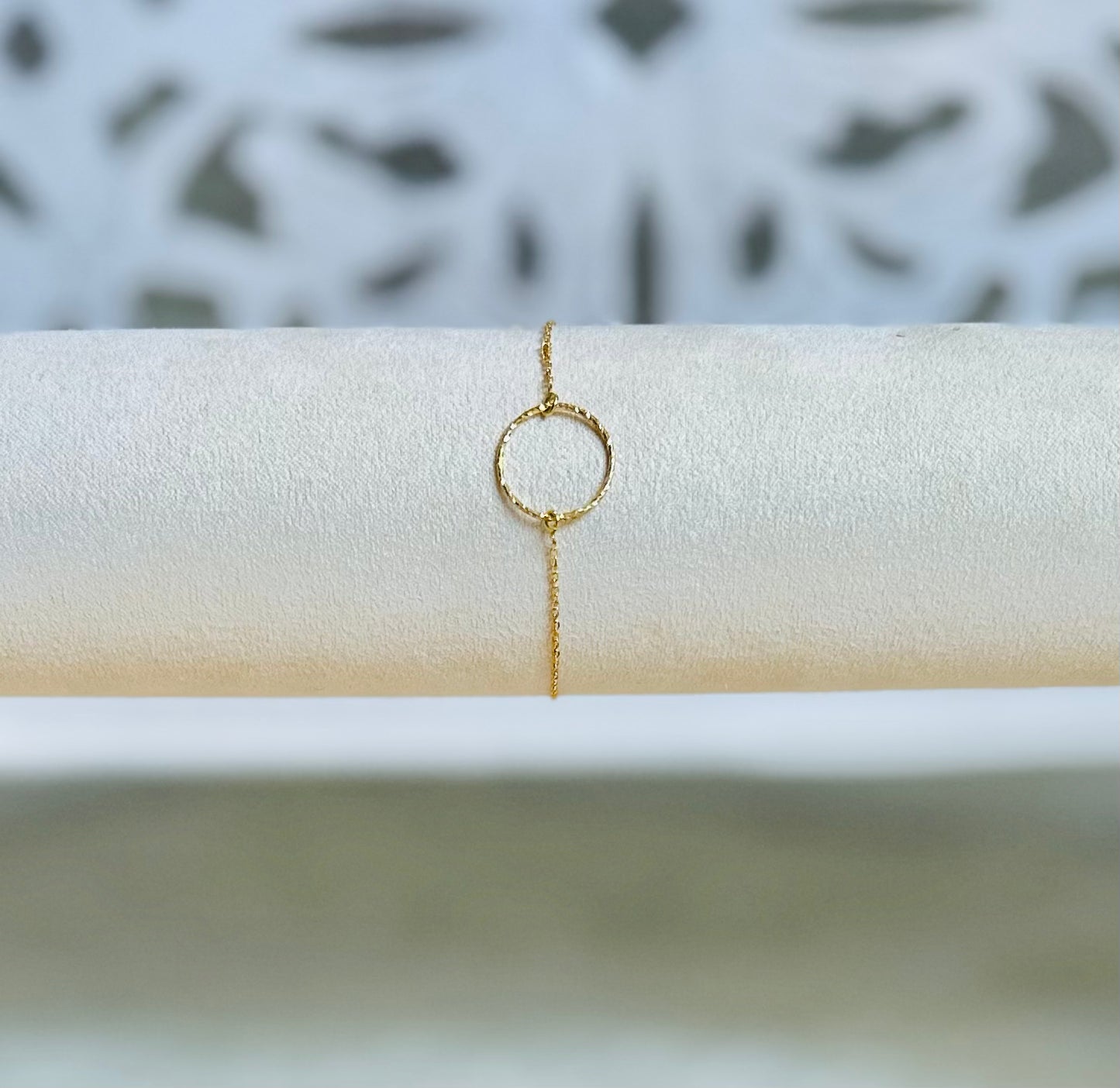 Simple Chain Hoop Bracelet