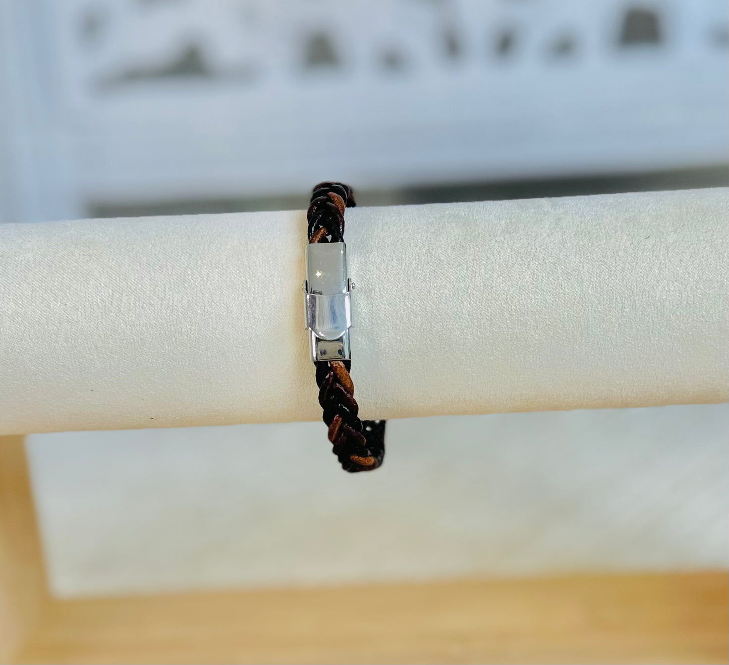 Mixed Braided Leather Bracelet