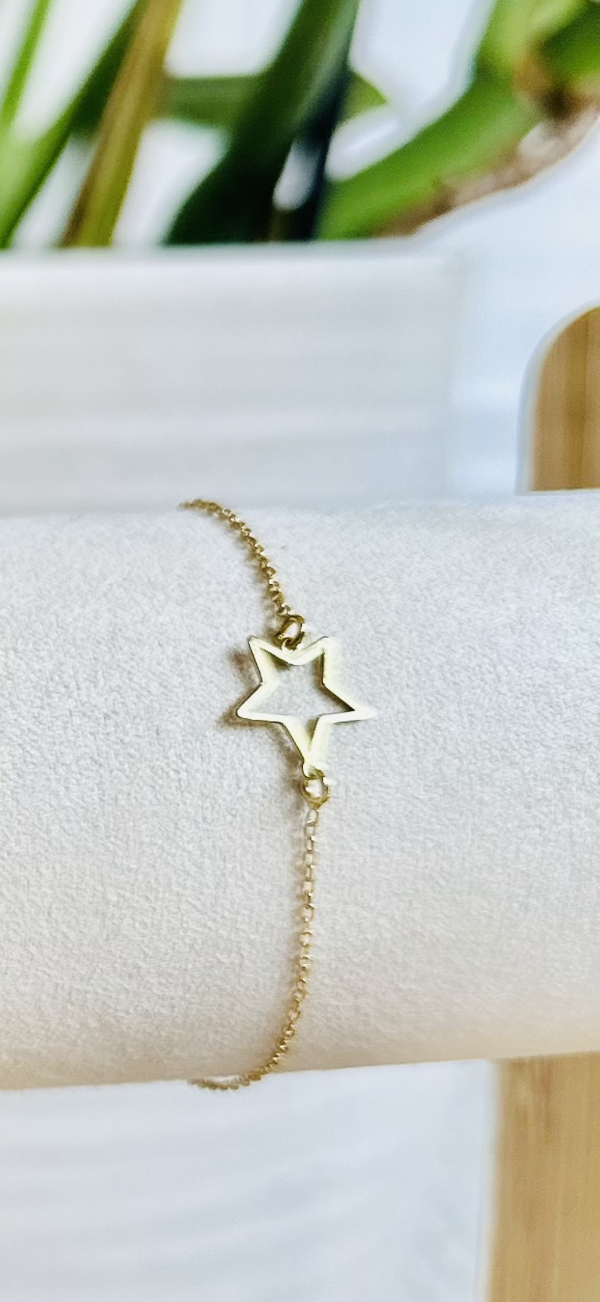 Simple Chain Star Bracelet