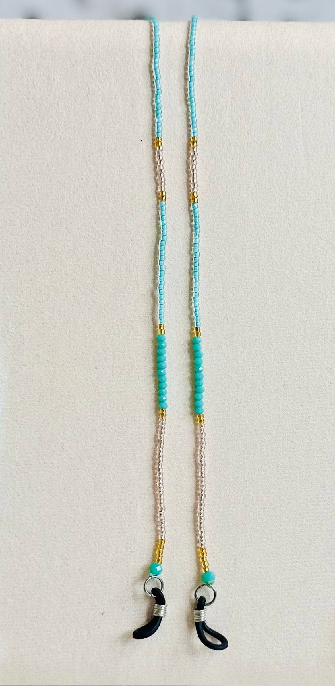 Turquoise Fine Beaded Sunglasses Chain