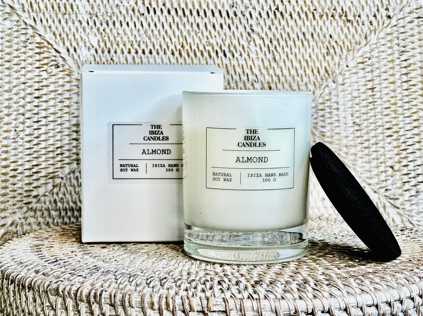 Almond Natural Soy Candle 300g