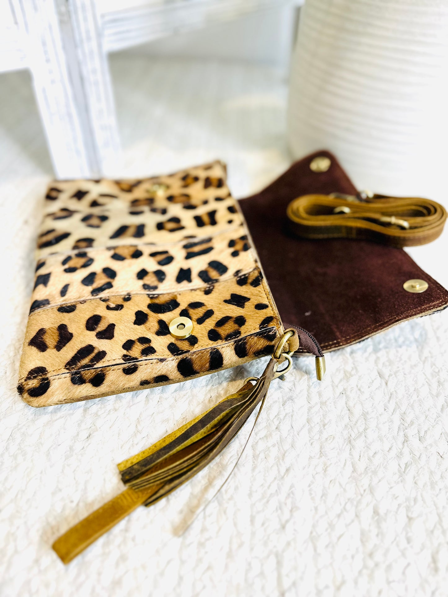 Leopard Large Animal Print Clutch