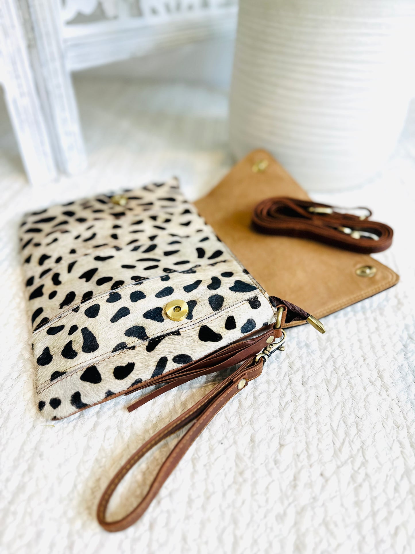 Cheetah Large Animal Print Clutch
