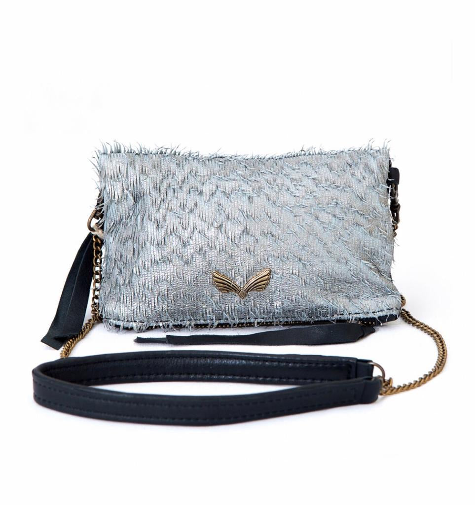 Silver Mini Cross Body