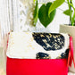 Red Large Animal Print Clutch