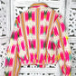 Festival Print Cropped Jacket
