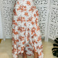Floral Wrap Skirt