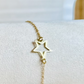 Simple Chain Star Bracelet