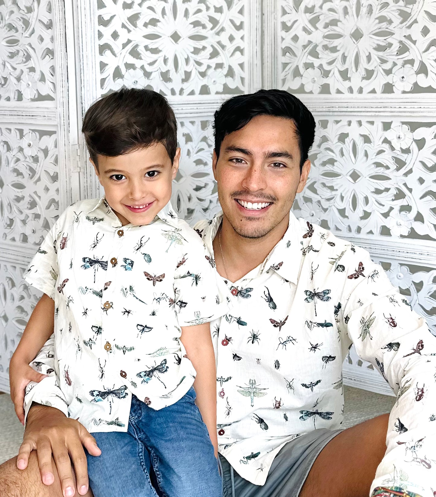 Explorer Short Sleeved Insect Print Shirt