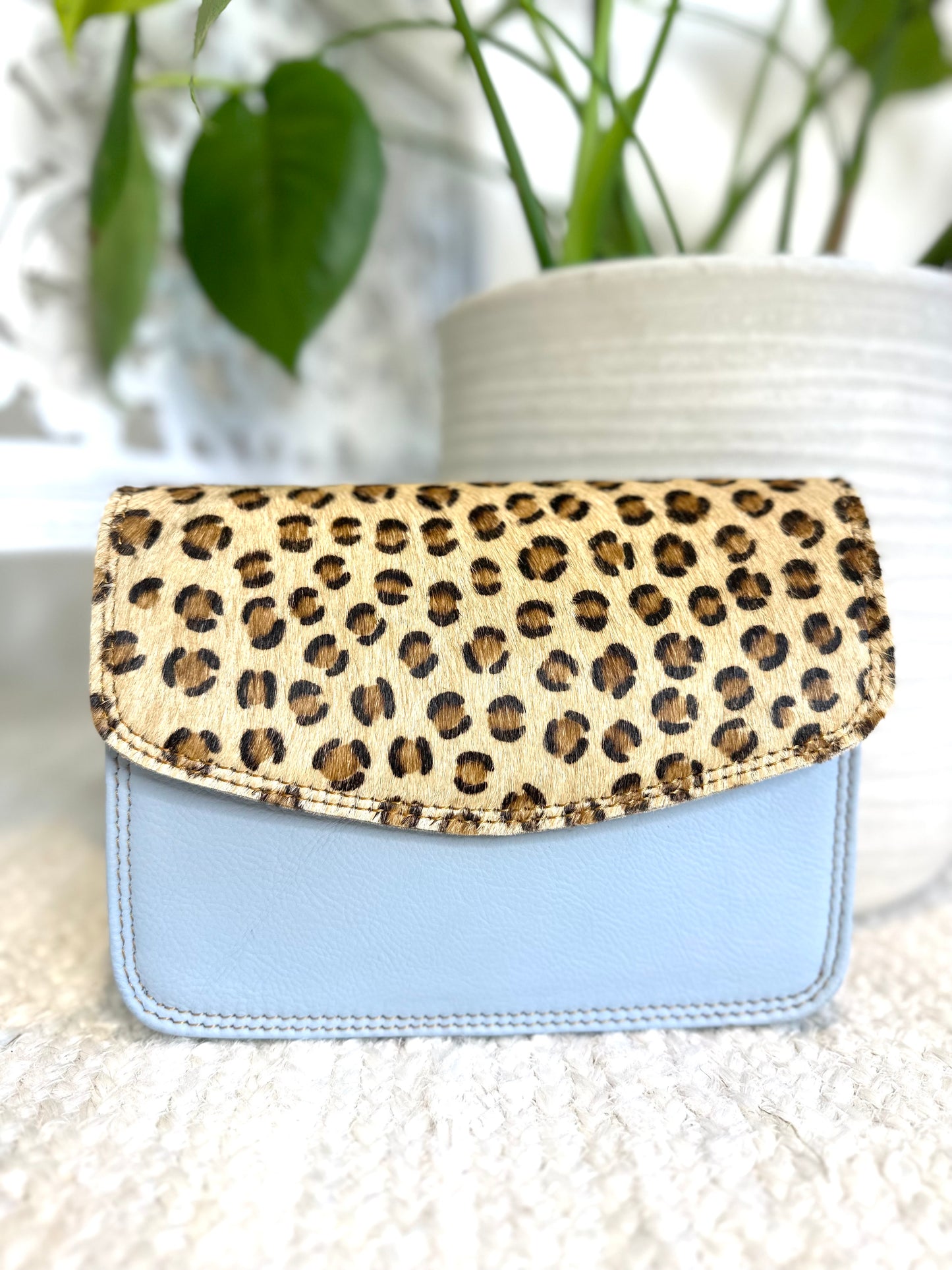 Mini Leopard Print Small Clutch