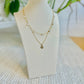 White Double Strand Necklace